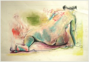 Ru Ckenakt-sitzend-ein-Bein-gestreckt-300x211 in weibliche Figur