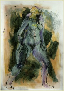 Stehende-mit-Schal-211x300 in weibliche Figur